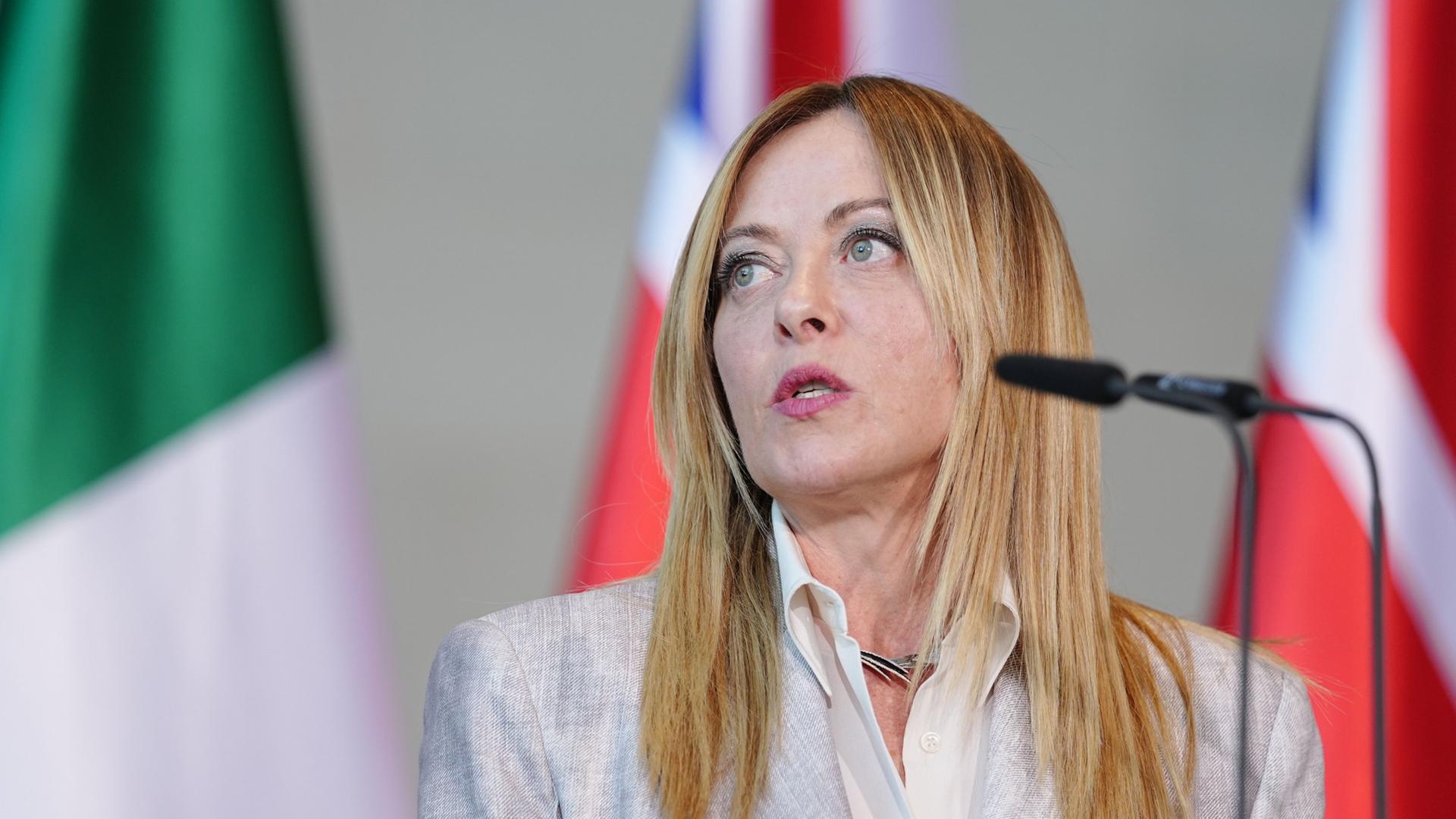  Italiens Ministerpräsidentin Giorgia Meloni (Archivbild) | Kay Nietfeld/dpa