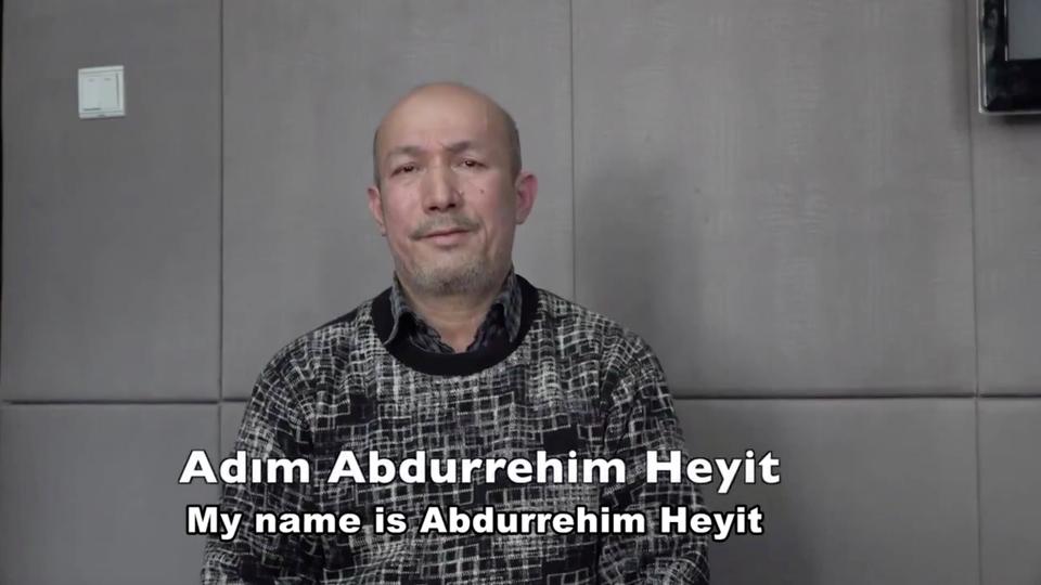 Screenshot von Adim Abdrrehim Heyit (China Radio International's Turkish language service)