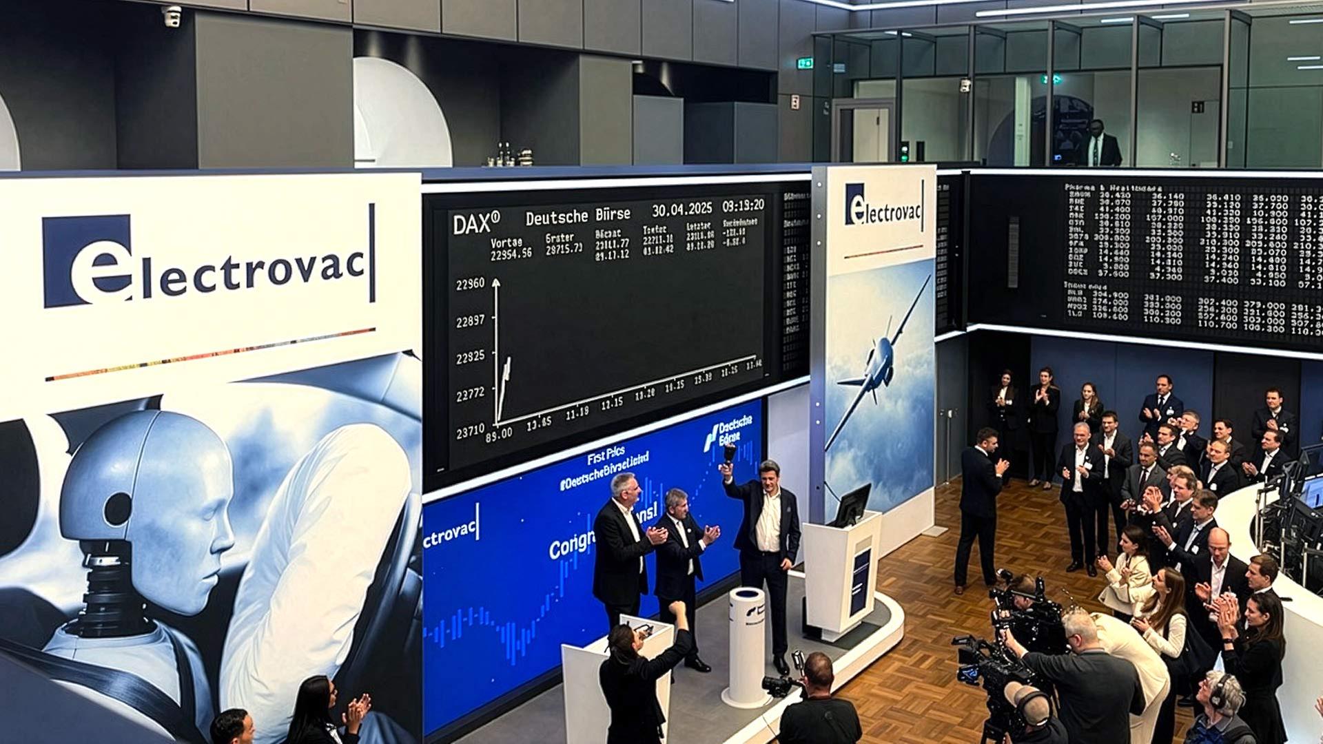 Börsengang von Electrovac an der Frankfurter Börse. | ARD Finanzredaktion / Anne-Cathe