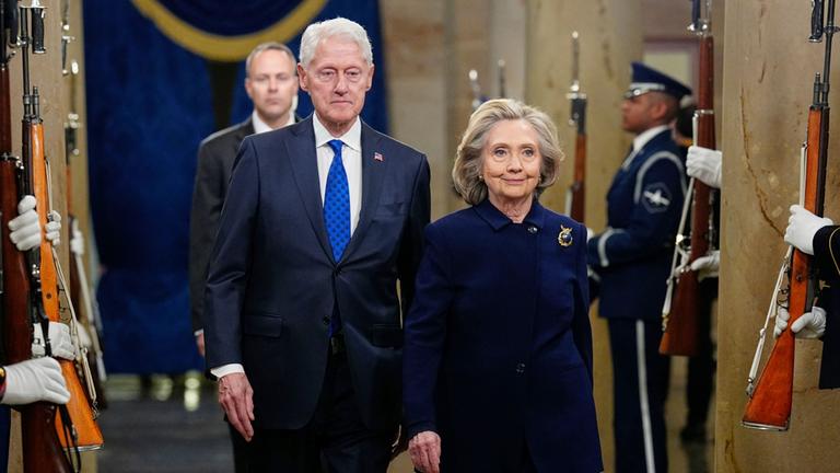 Bill und Hillary Clinton. (Archivbild: 20.01.2025)