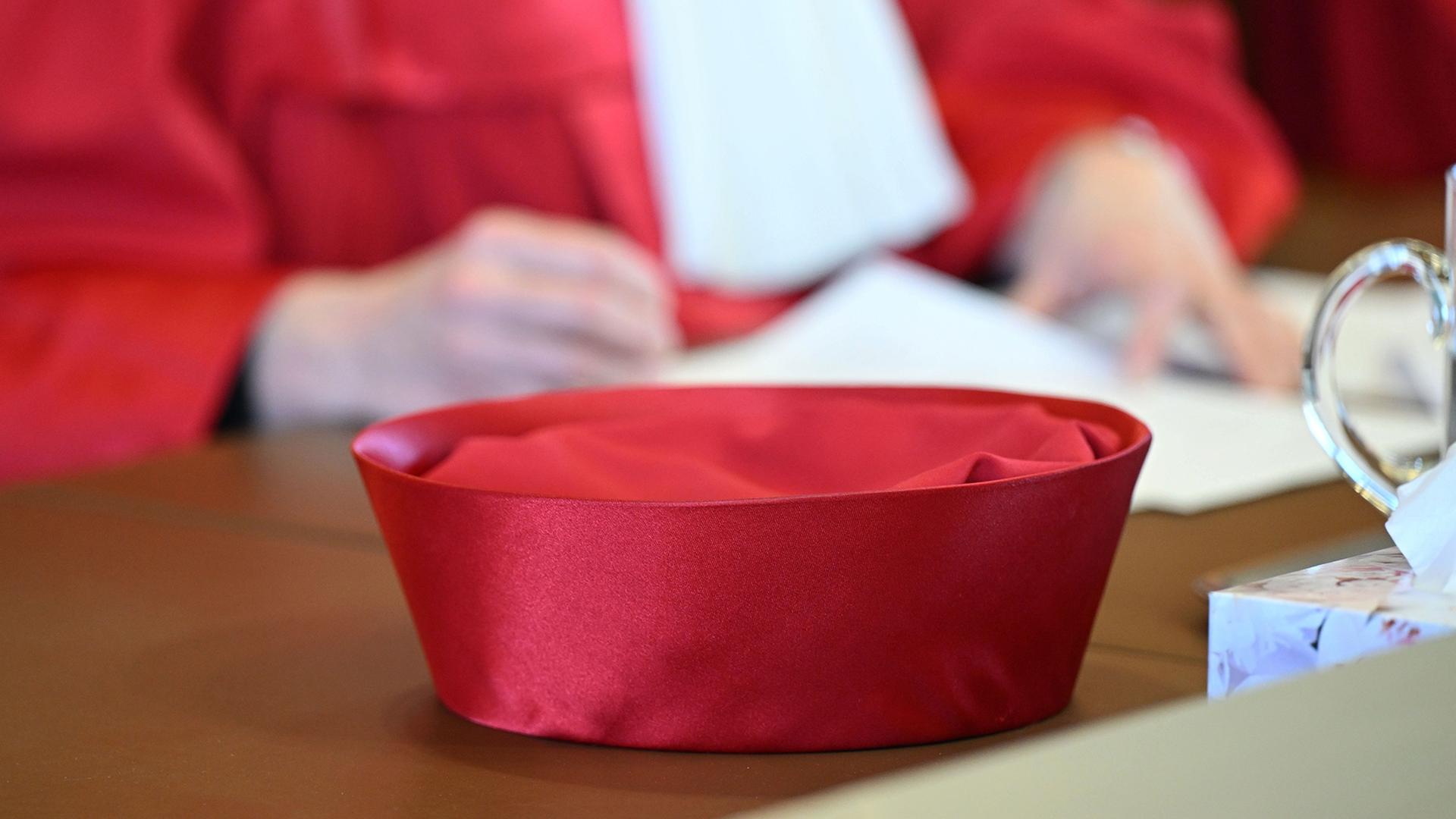 Die Robe einer Bundesverfassungsrichterin. | dpa