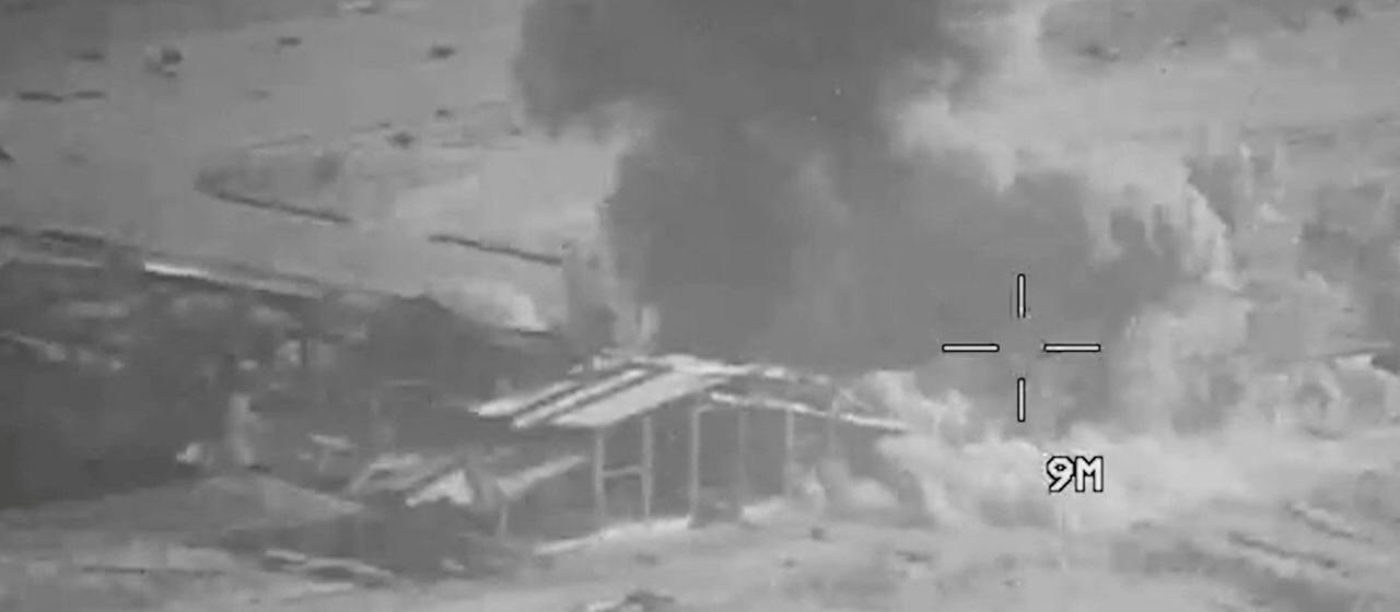 Bilder der Angriffe in Iran bereitgestellt durch das US-Militär