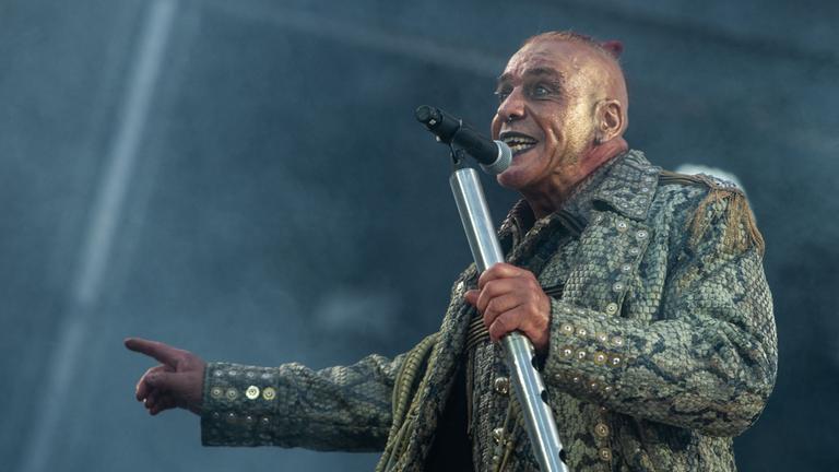 Till Lindemann von der Band Rammstein