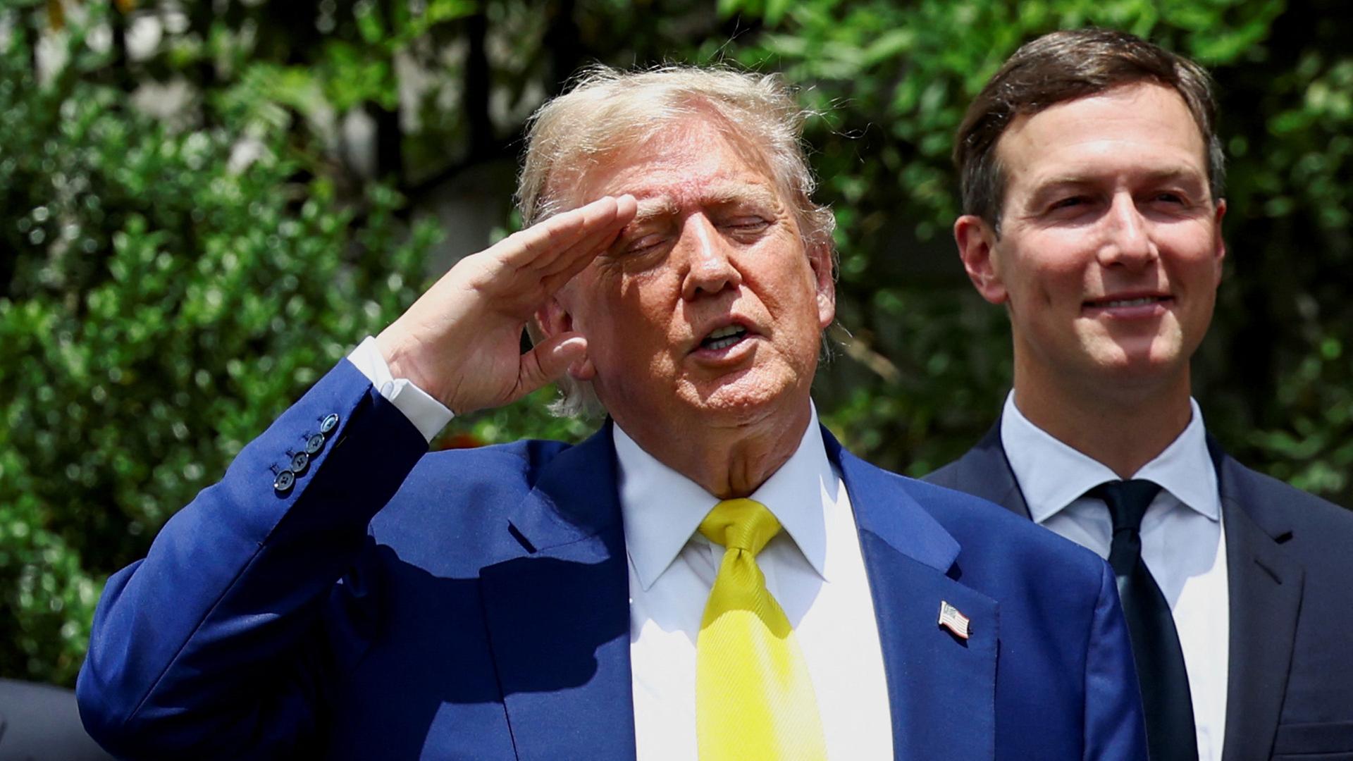 Donald Trump und Jared Kushner | REUTERS