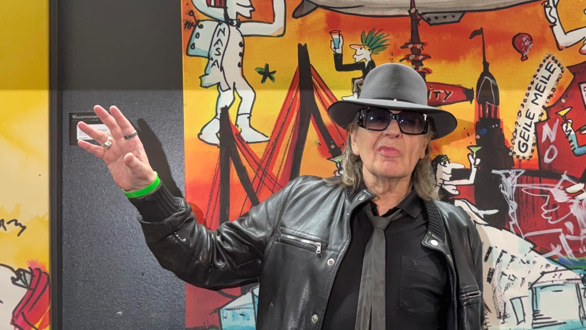 Likörelle und Musik: Udo Lindenberg eröffnet Ausstellung in Werl
