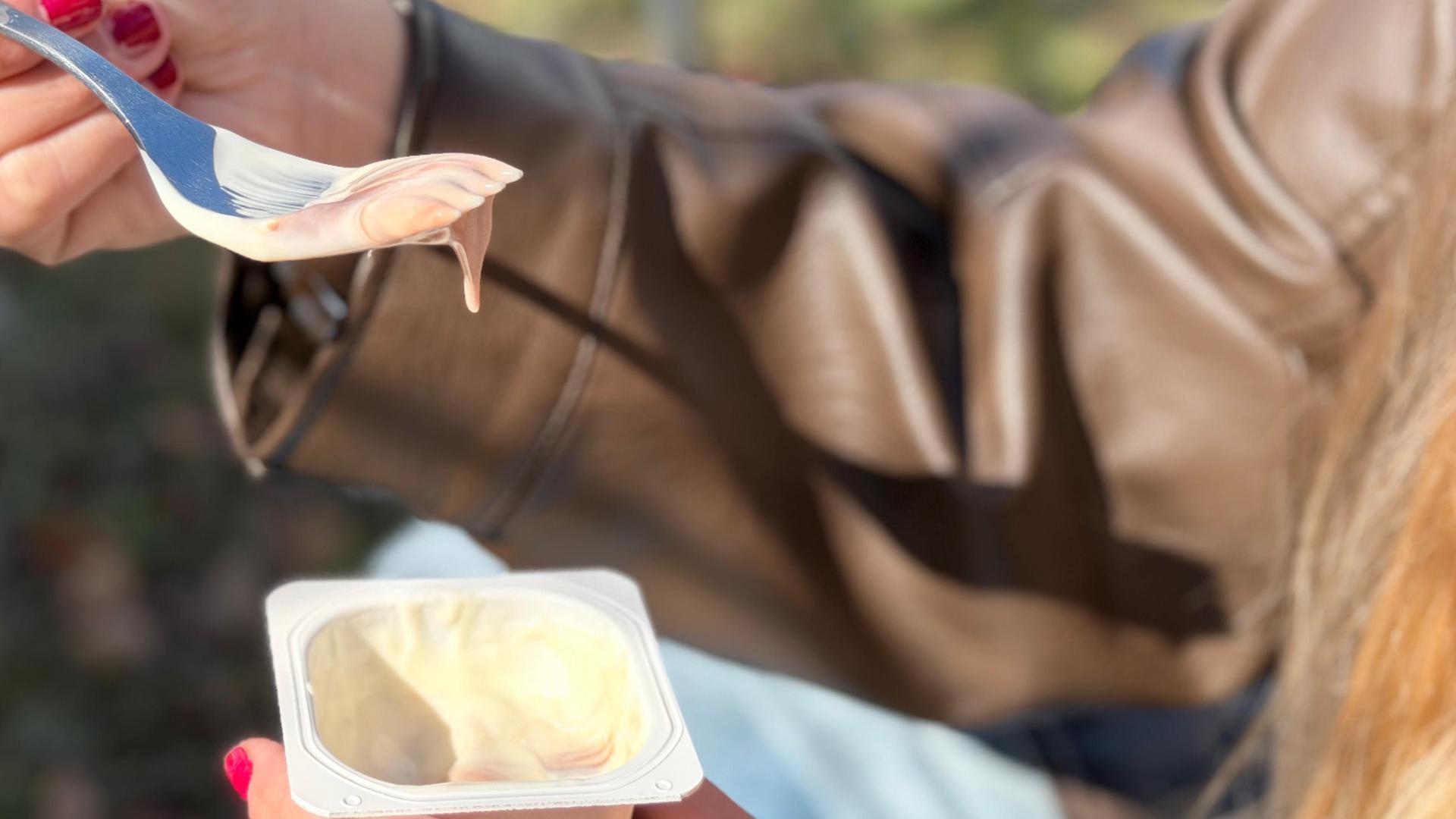Warum gerade so viele Pudding mit der Gabel essen