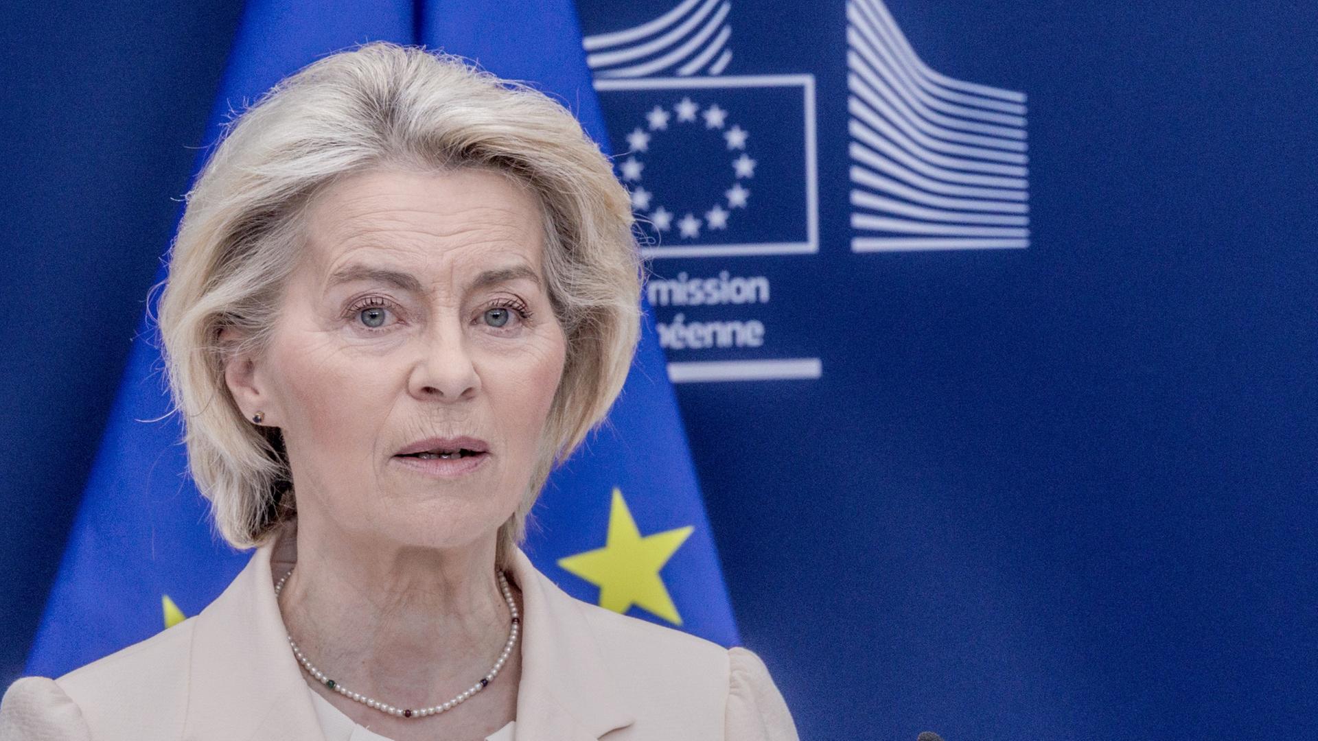 von der Leyen in Brüssel | EPA