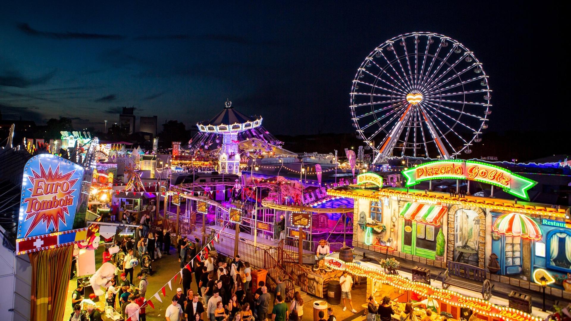 Backfischfest in Worms: Rummel, Wein und Feuerwerk