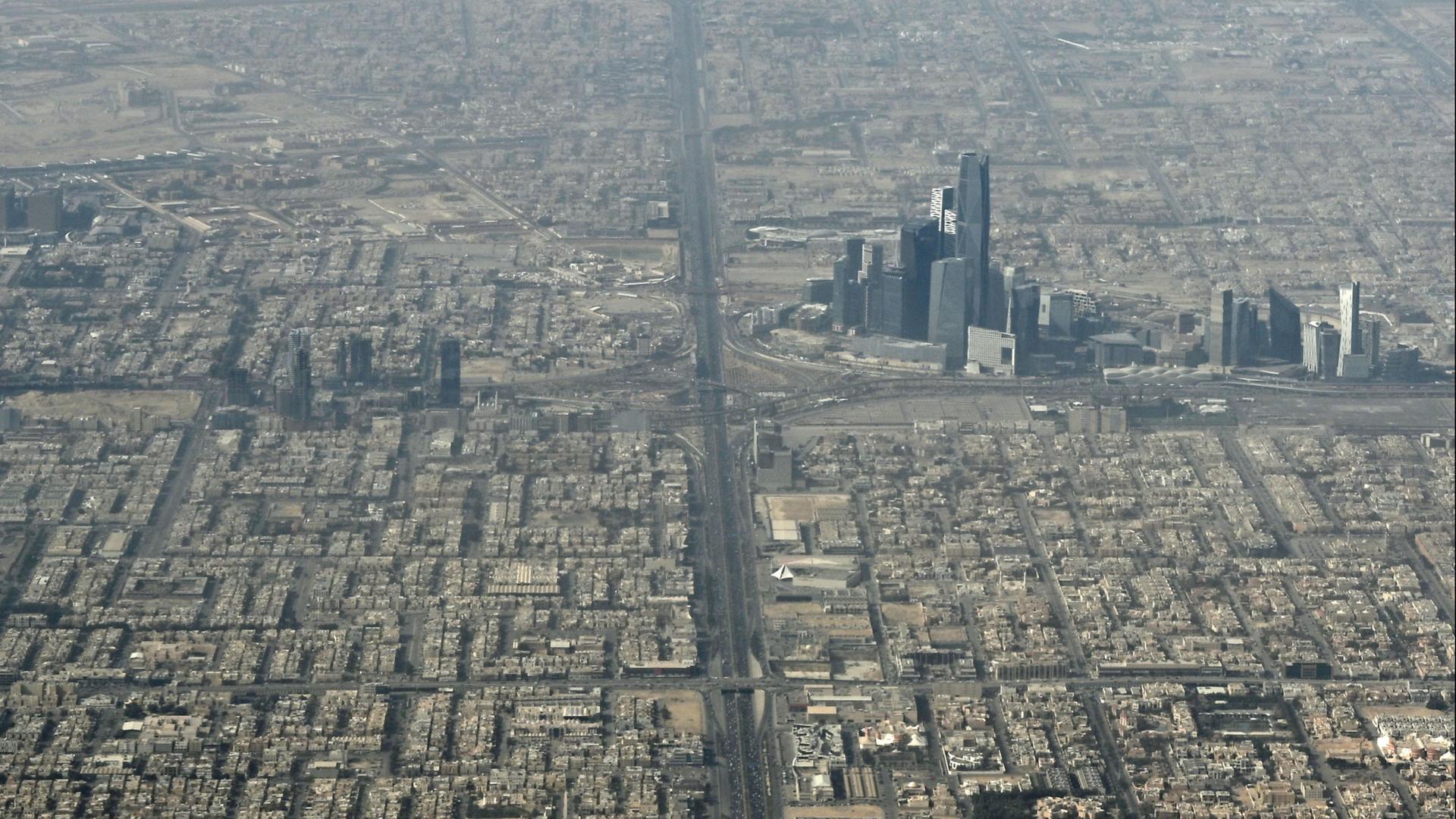 Luftbild von Riad | Elisa Schu/dpa