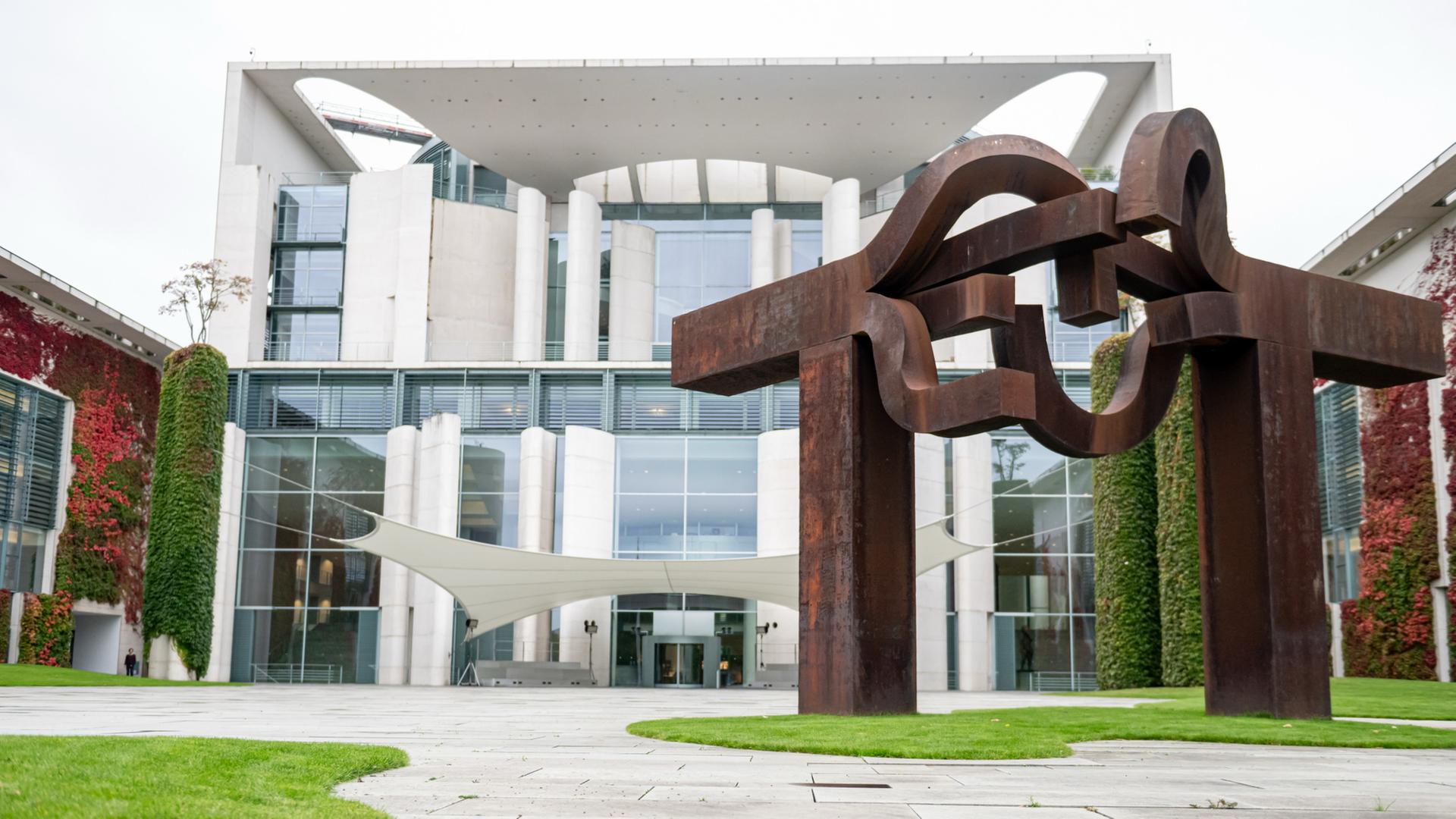 Blick auf das Bundeskanzleramt. | dpa