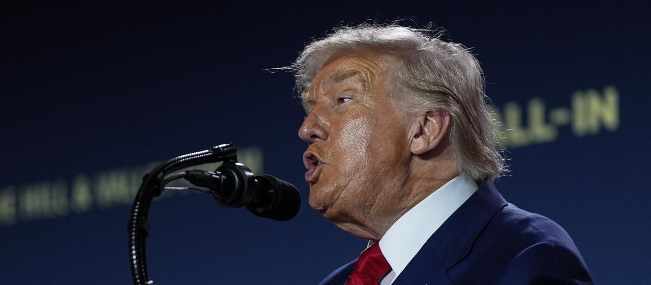 US-Präsident Trump bei einem KI-Event in Washington