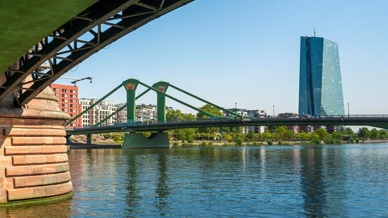 Gebäude der Europäischen Zentralbank in Frankfurt