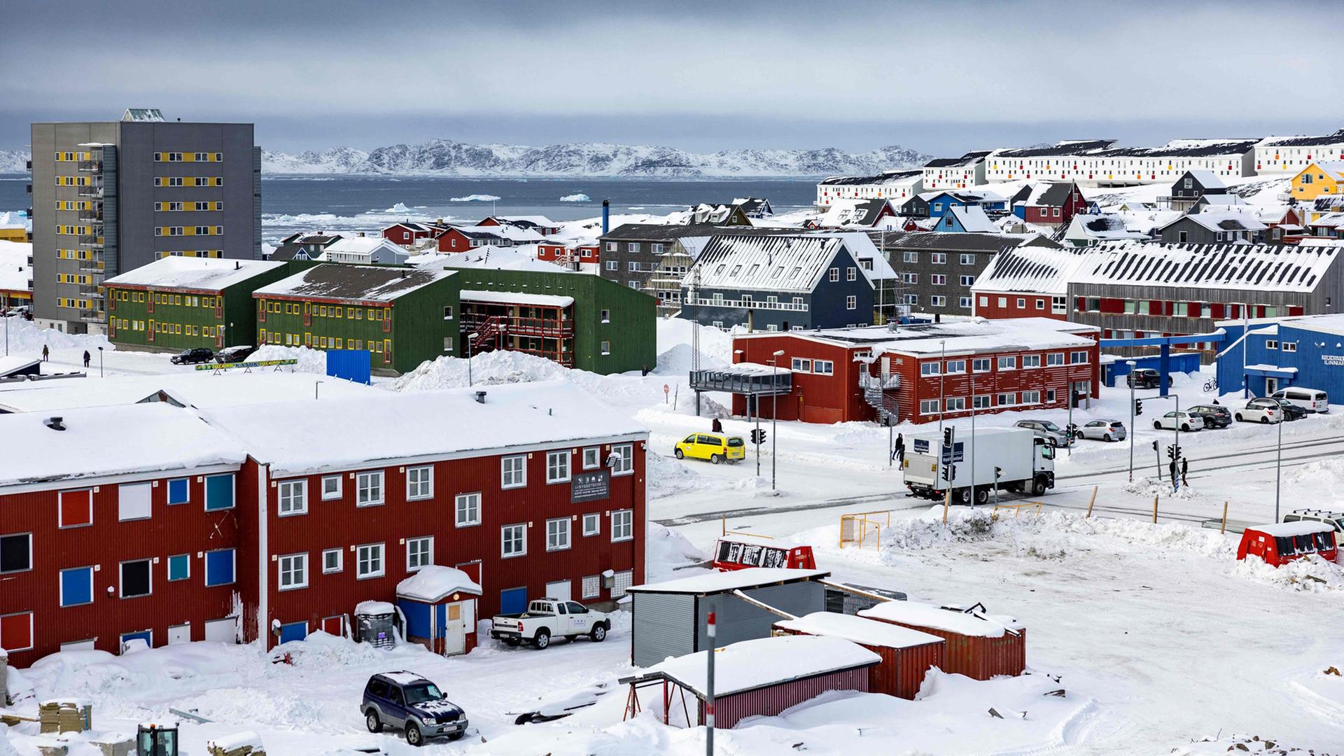 Häuser in Grönlands Hauptstadt Nuuk | AFP