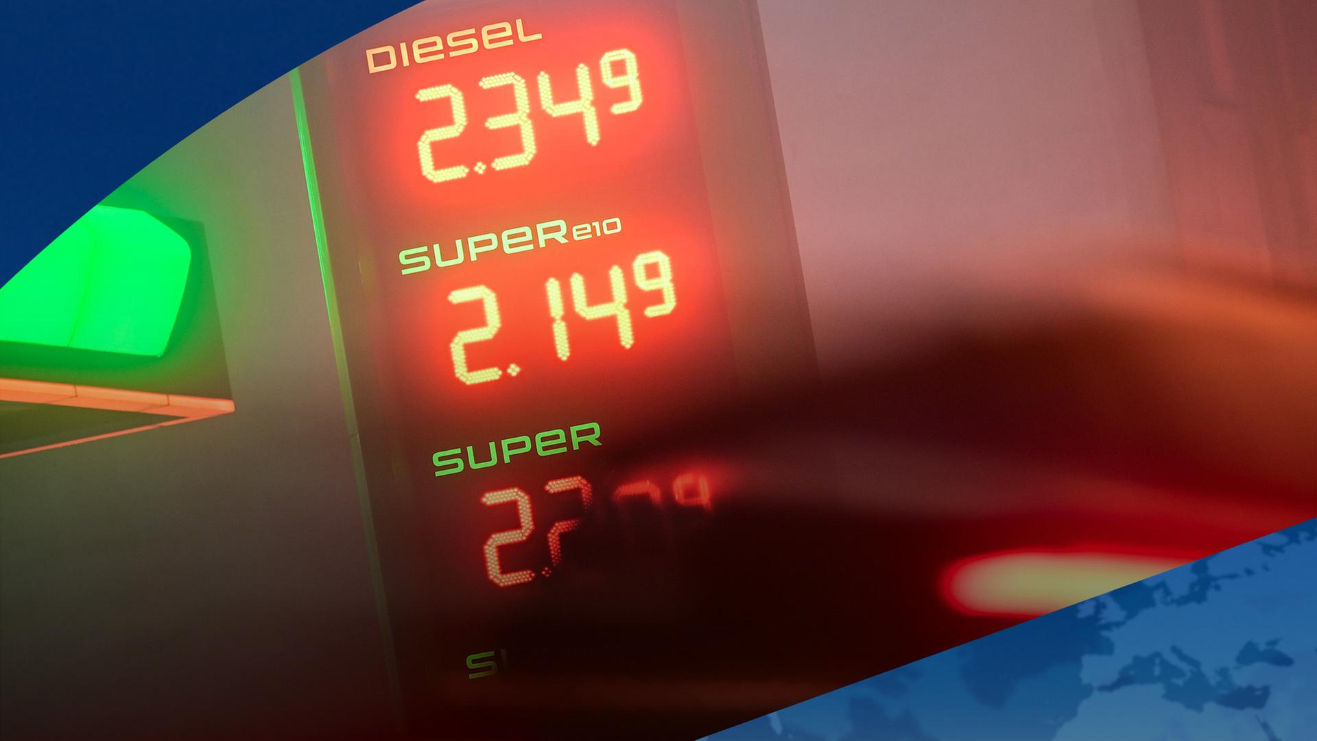 Deutsche Tankstellen dÃ¼rfen ab sofort die Spritpreise nur noch einmal pro Tag erhÃ¶hen. | dpa