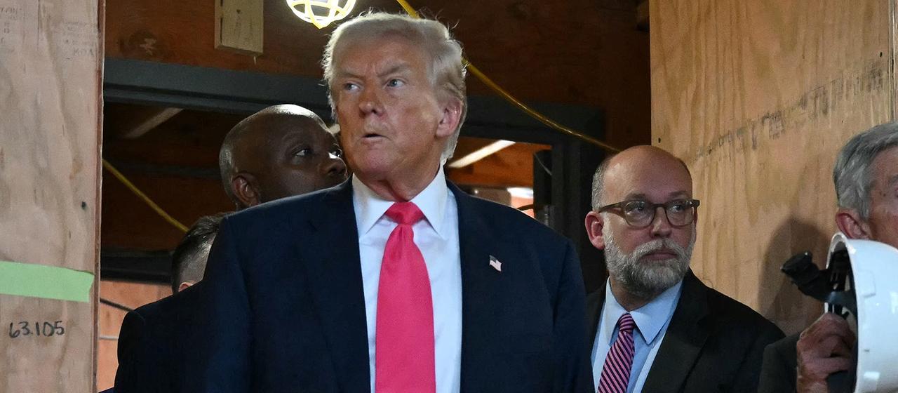 Donald Trump und Russell Vought