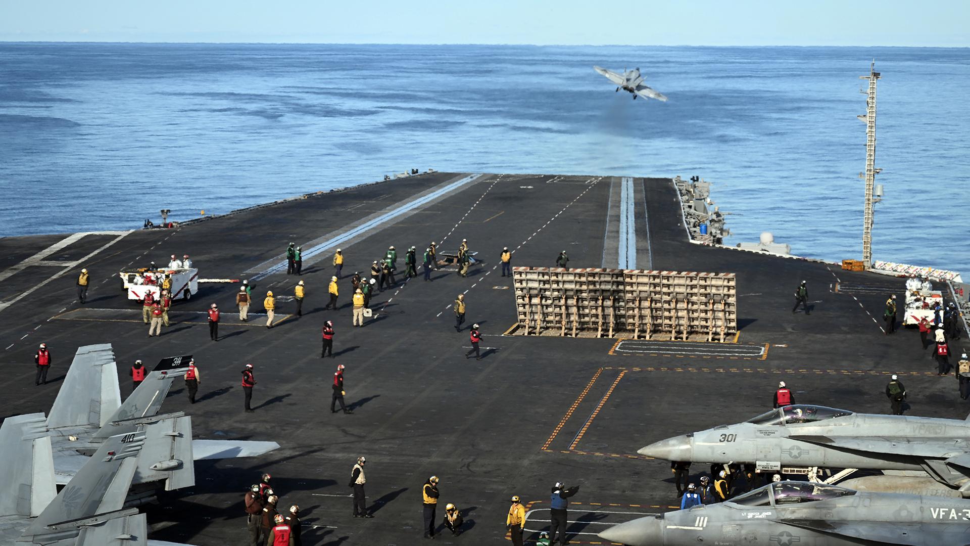 US-Flugzeugträger USS Gerald R. Ford | dpa