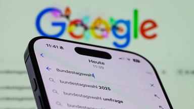 Das Wort "Bundestagswahl" ist als Suchbegriff in der Suchzeile von Google eingegeben.