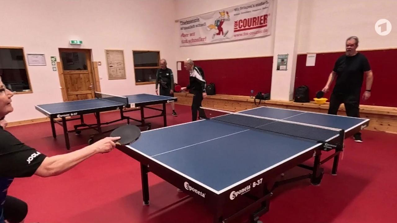 Pingpong-Sport als Therapie gegen Parkinson