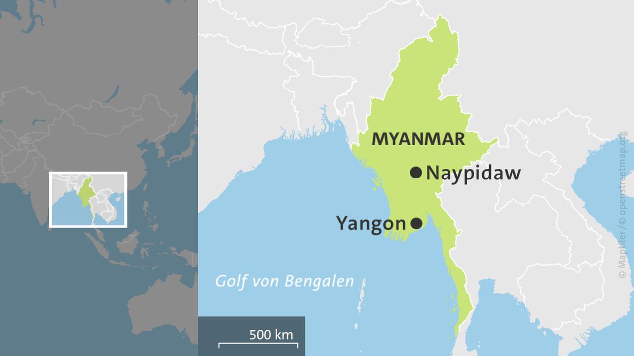 Mehr als 50 Tote bei Explosion in Rebellengebiet von Myanmar