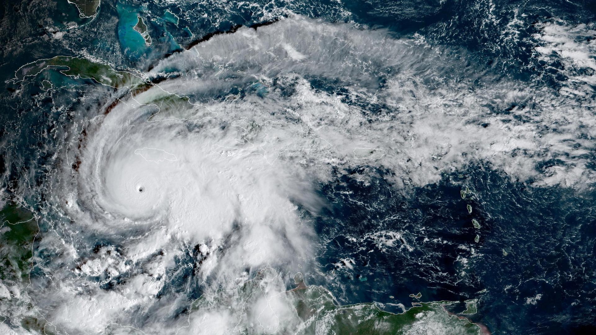 Satellitenbild des Hurrikans Melissa | via REUTERS