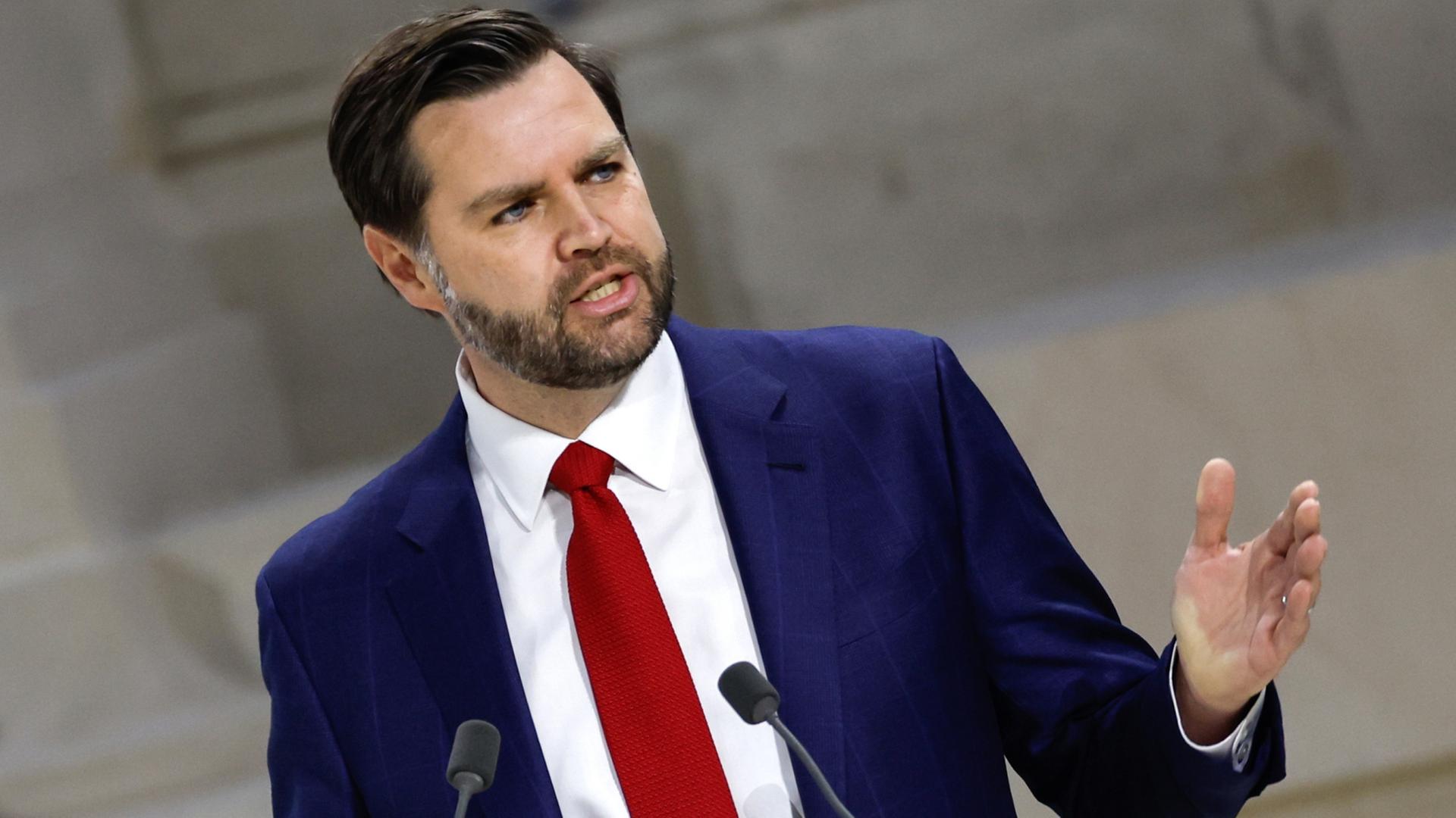 JD Vance beim KI-Gipfel in Paris | EPA