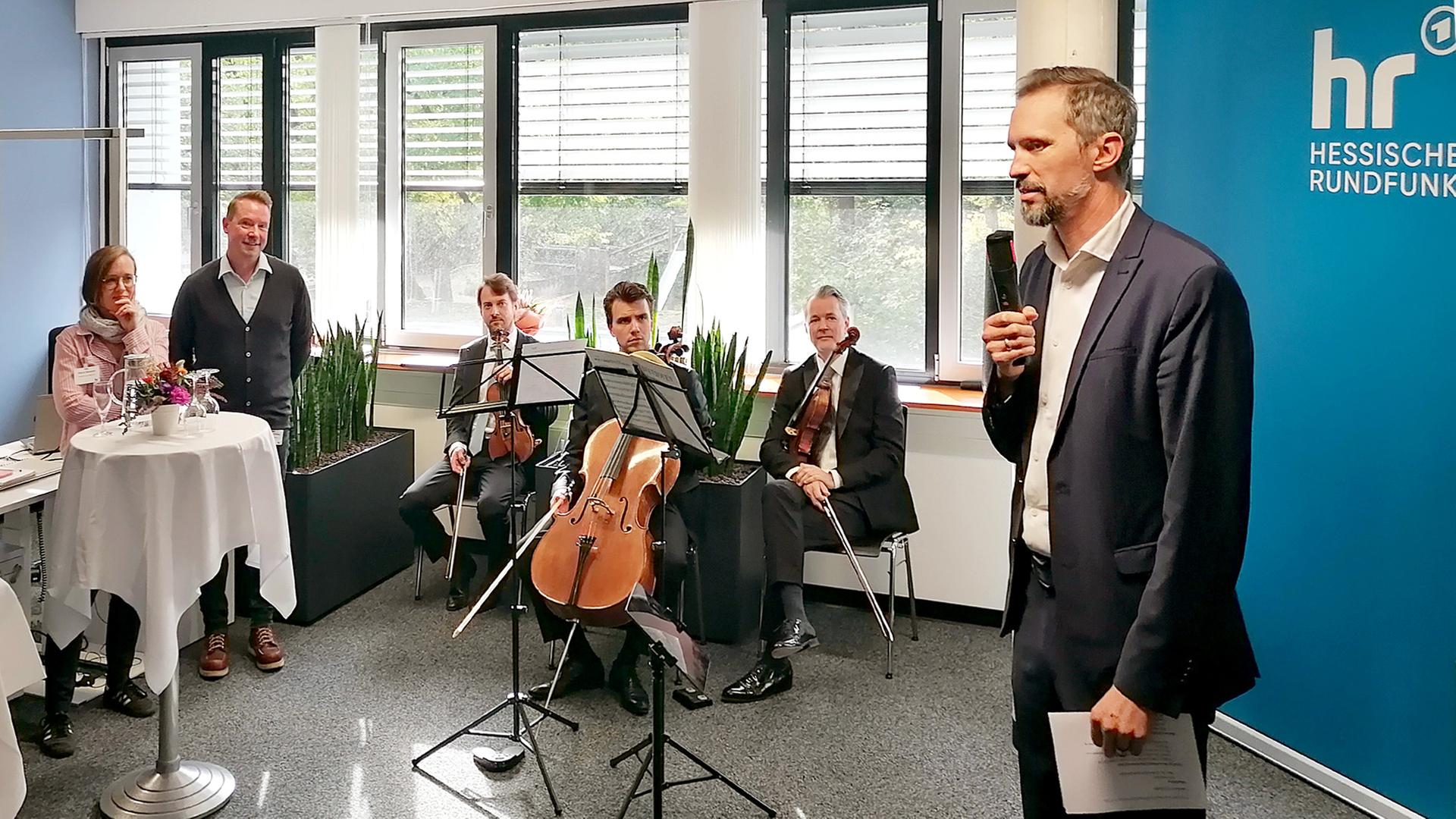 hr-Regionalstudio Darmstadt feierlich eingeweiht