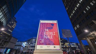 Berlinale-Plakat in Berlin