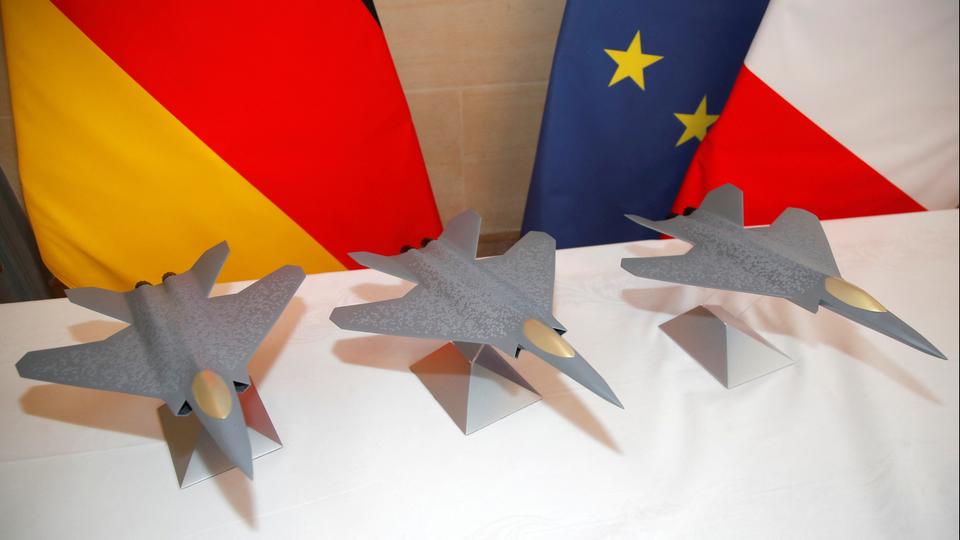 Modelle des Kampfjet-Projekt FCAS