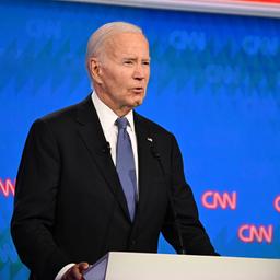 Joe Biden während der TV-Debatte.