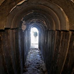 Ein Tunnelende auf israelischem Gebiet.