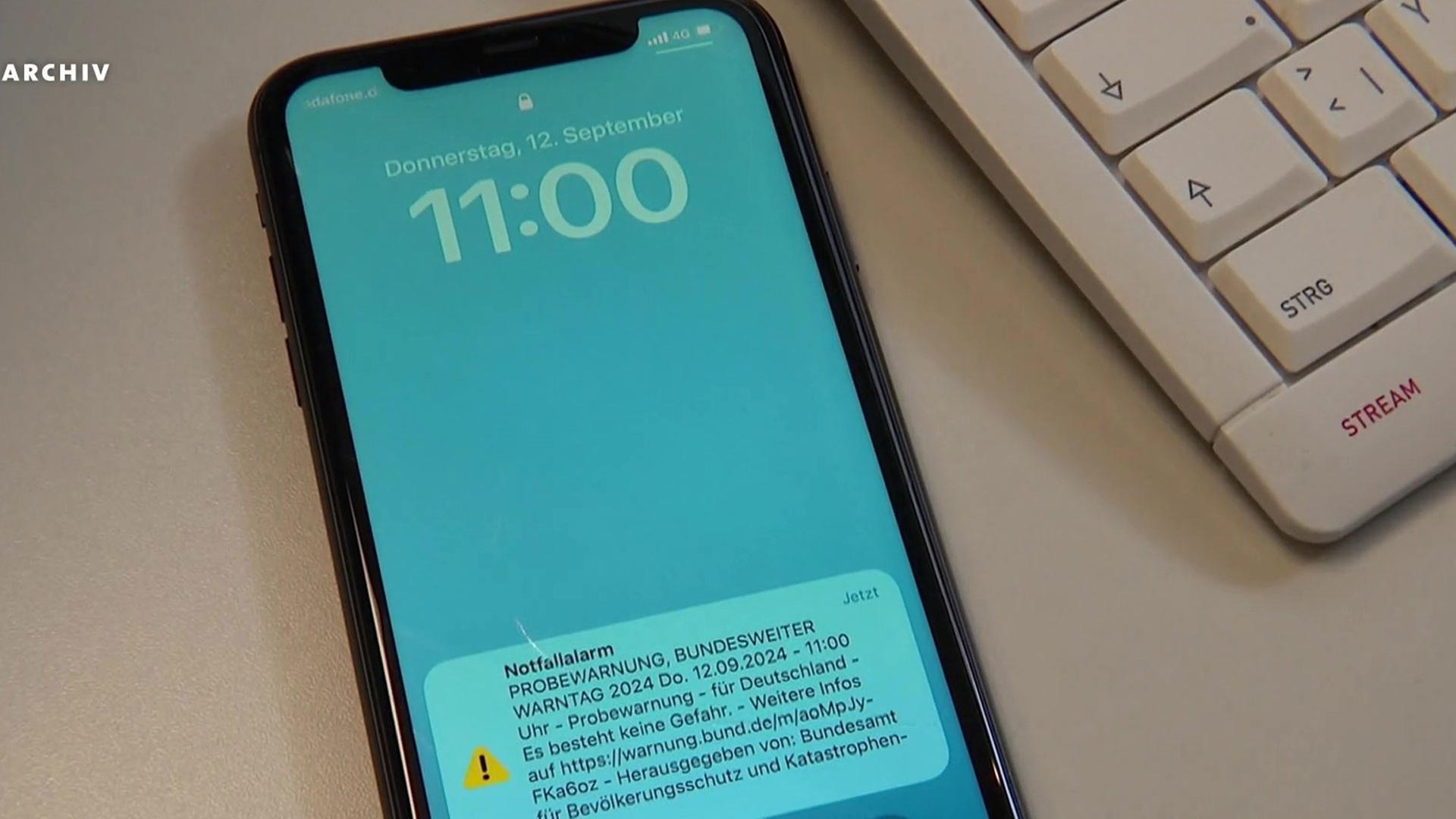 Um 11 Uhr werden auf Handys wieder Alarmsysteme für Kriegs- und Katastrophenfall getestet