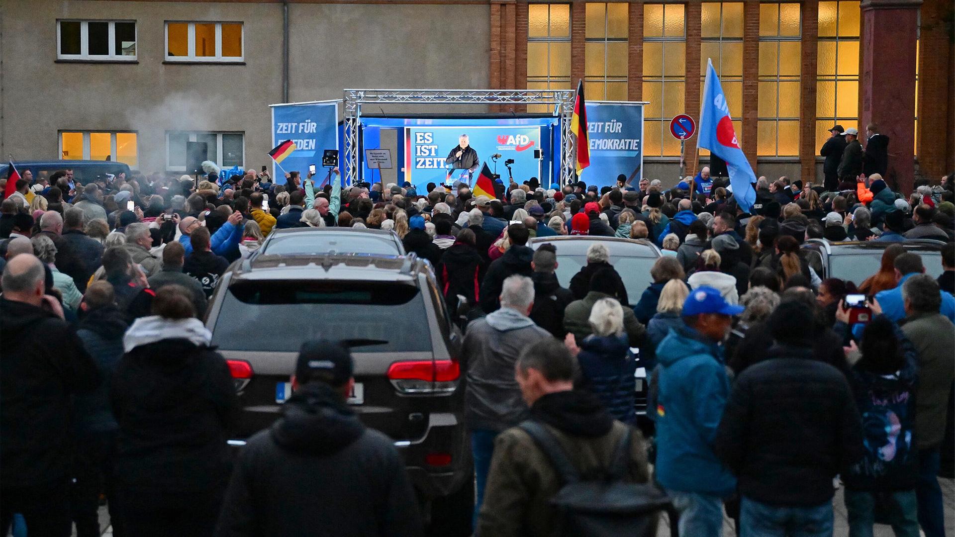 Jugendgewalt: Hunderte protestieren nach AfD-Aufruf in Frankfurt (Oder)