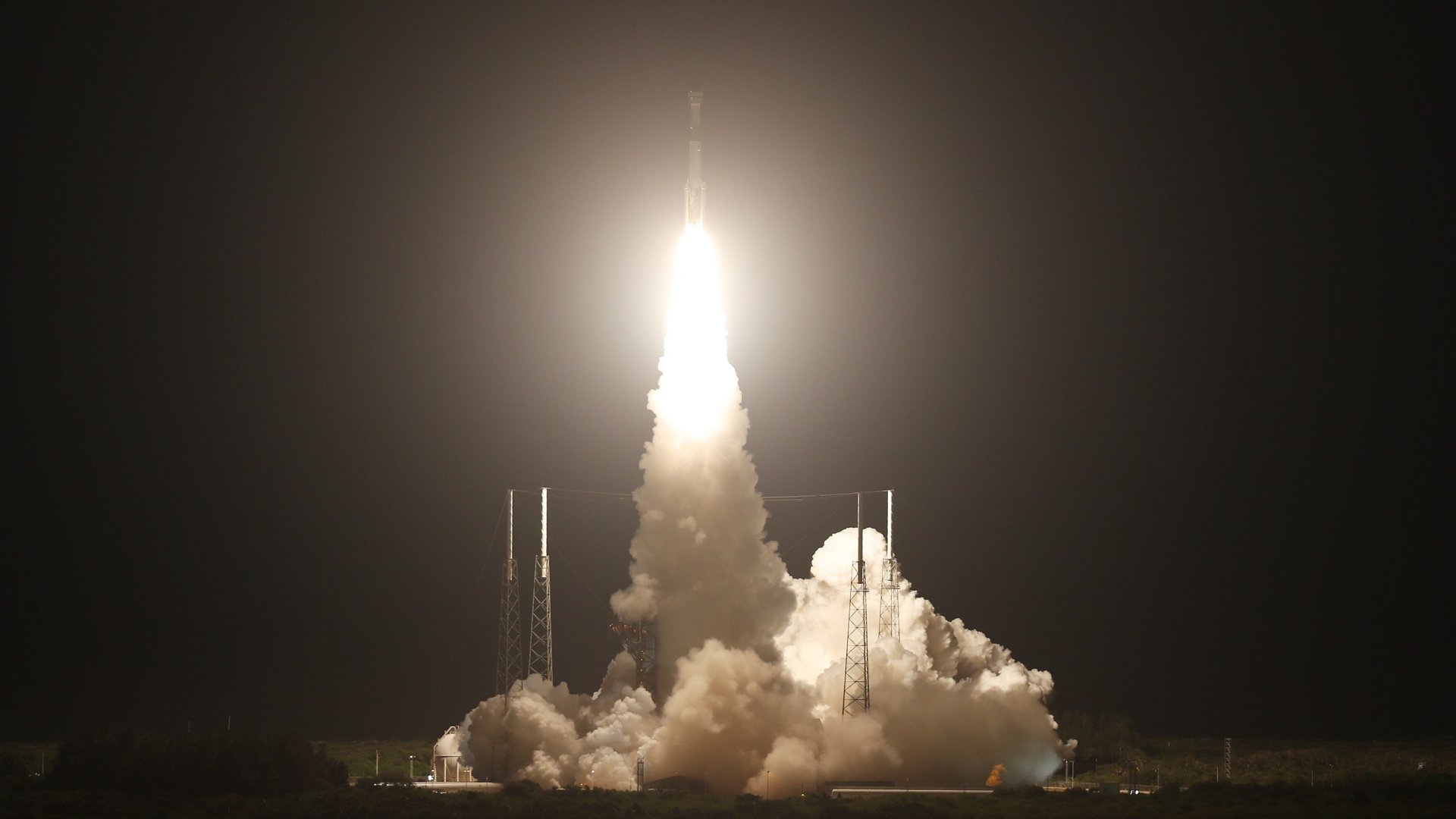 Der Start der Raumkapsel "Starliner" am US-Weltraumbahnhof Cape Canaveral