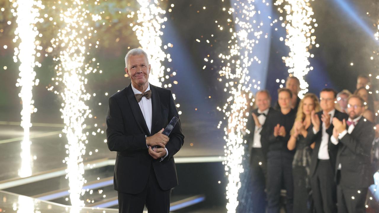 Television Awards ceremony with political messages