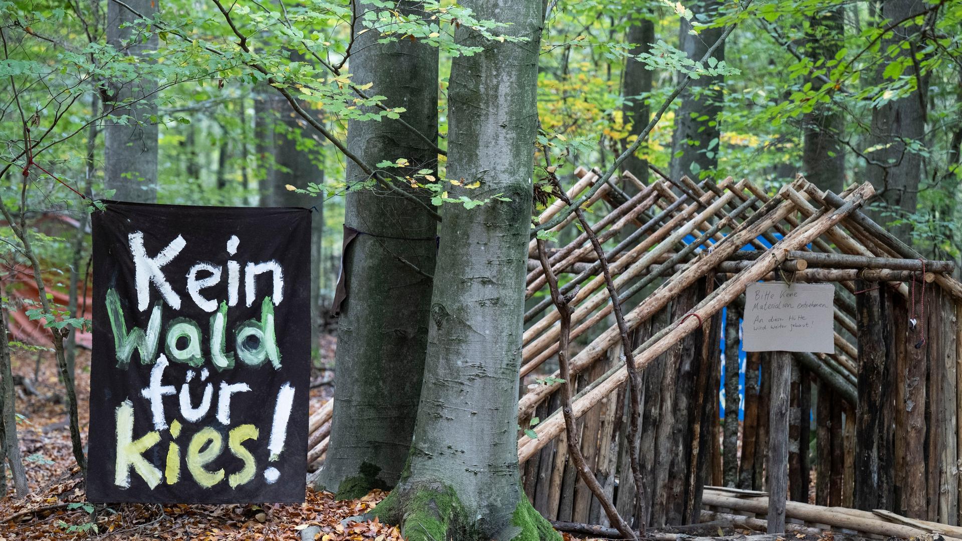 Protestcamp im Langener Wald geräumt