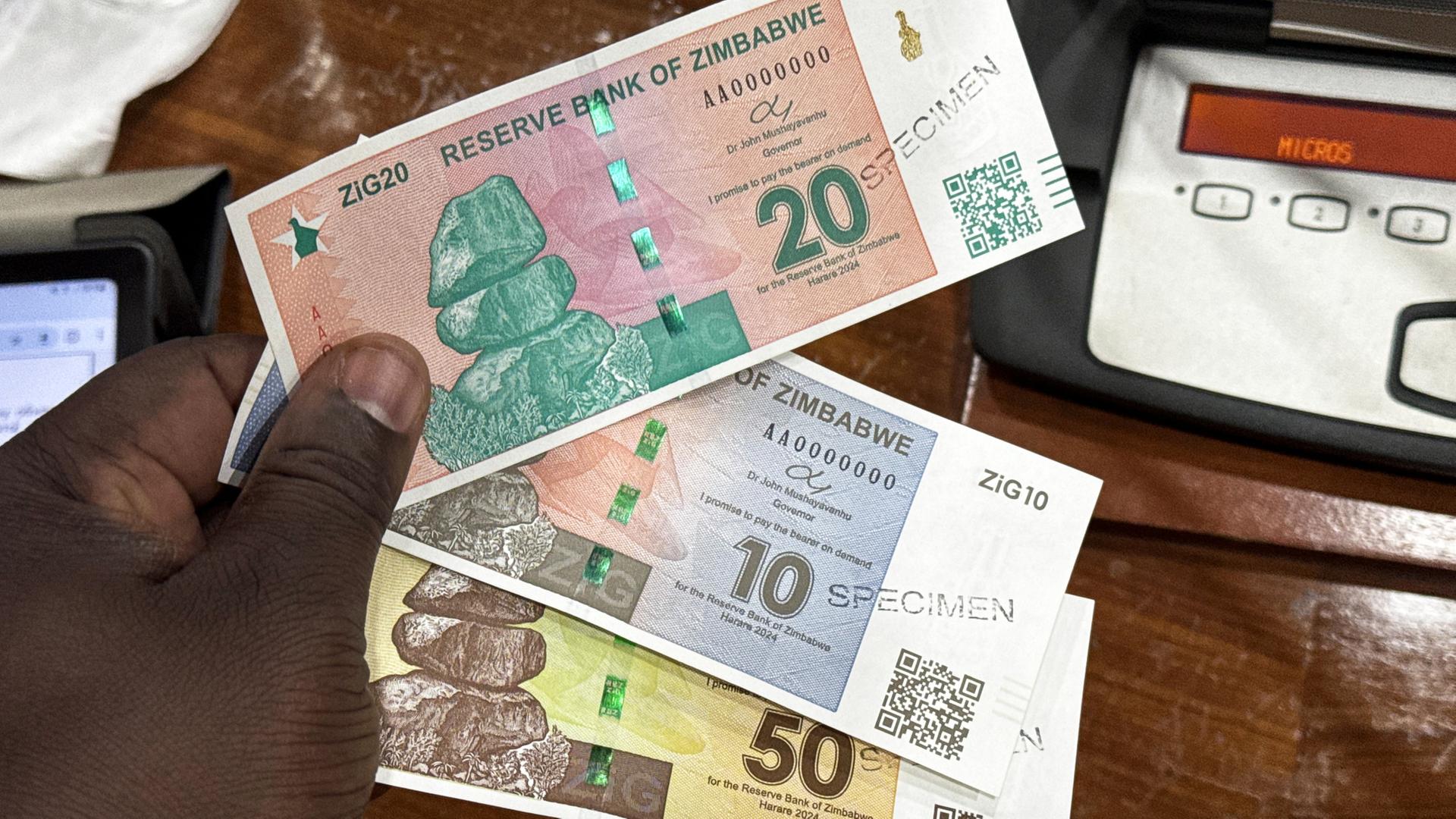 Simbabwe 1000 Dollar Banknote 2003 UNC – Hyperinflations-Geldschein, Sammlerstück P12
