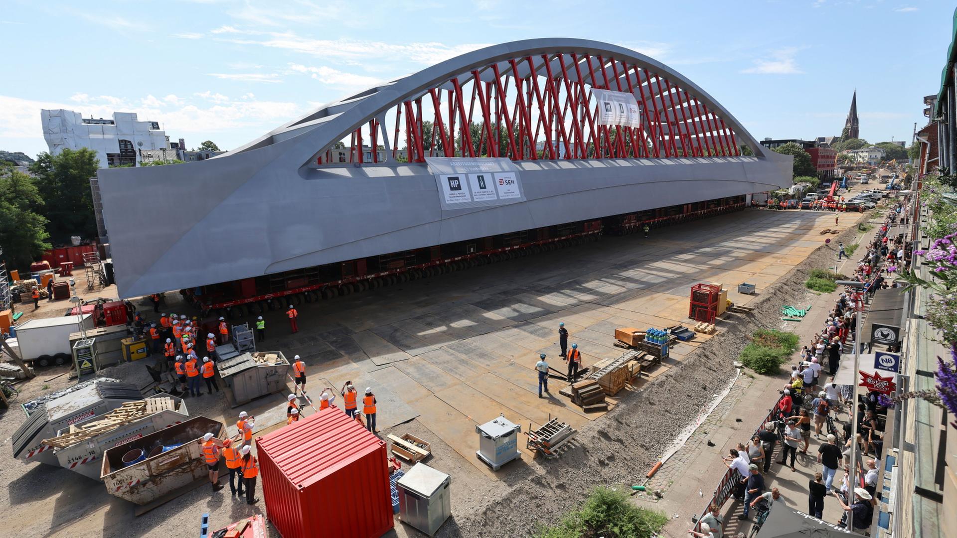 Sternbrücke in Hamburg - Bauprojekt in entscheidender Phase