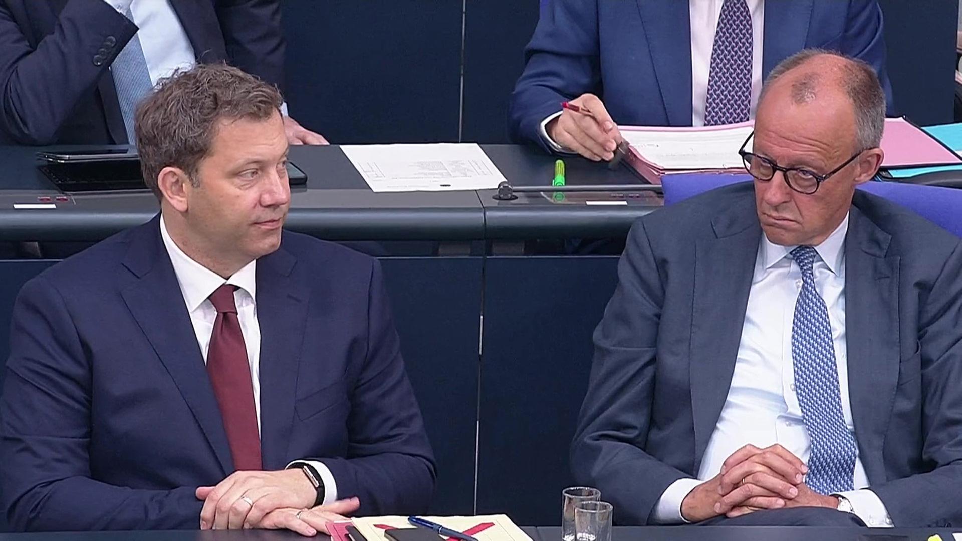 Debatte nach Regierungserklärung im Bundestag