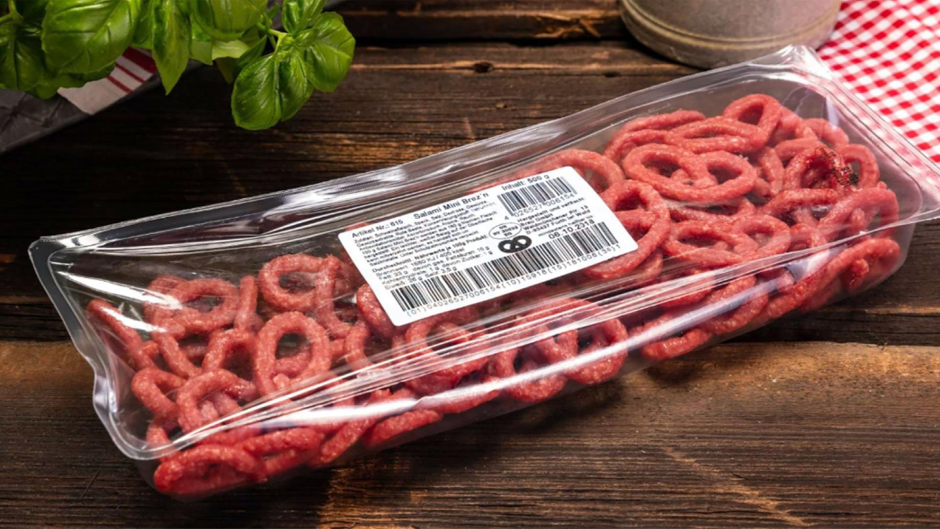 Betroffene Salami Mini Brezn Packung