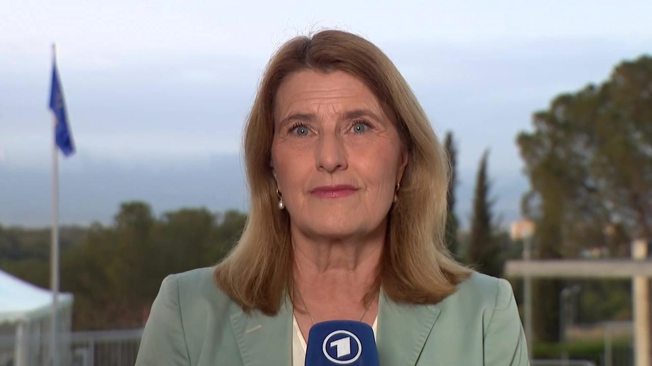 Informeller EU-Gipfel auf Zypern zur Lage um die Straße von Hormus: Tina Hassel, ARD Brüssel