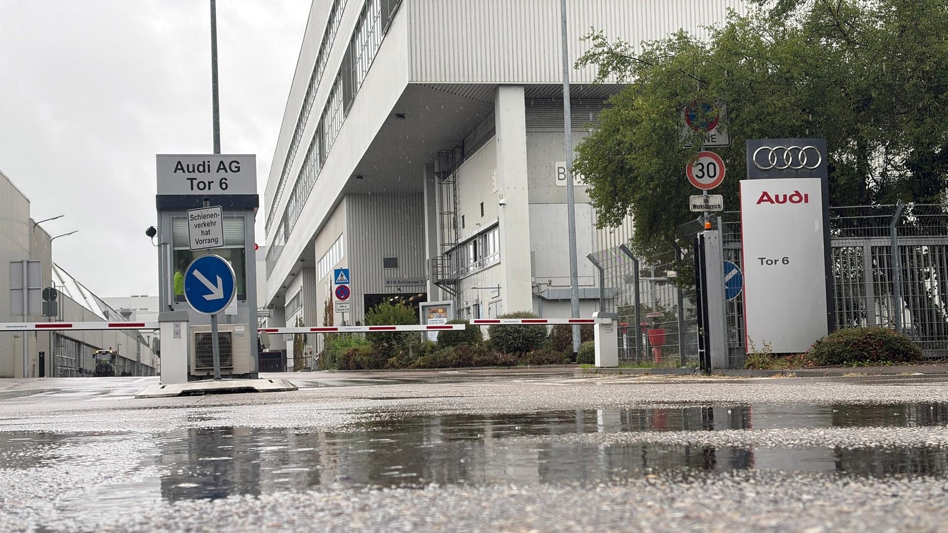 Bei der Betriebsversammlung von Audi in Neckarsulm wird VW-Chef Blume erwartet.  | SWR