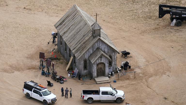 Filmset zum Western "Rust"