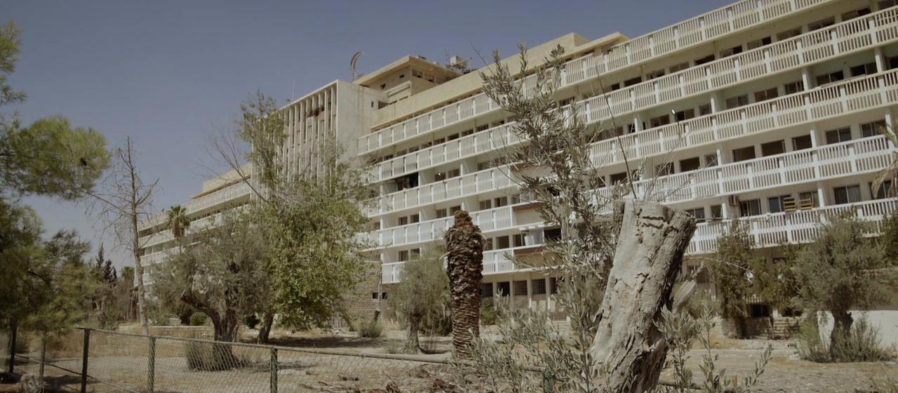 Das Harasta Militärkrankenhaus in Damaskus, Syrien.