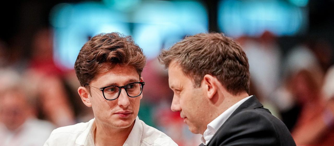 Philipp Türmer (li) und Lars Klingbeil (Archivbild)