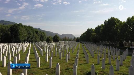 Gedenken für die Opfer des Völkermordes von Screbrenica
