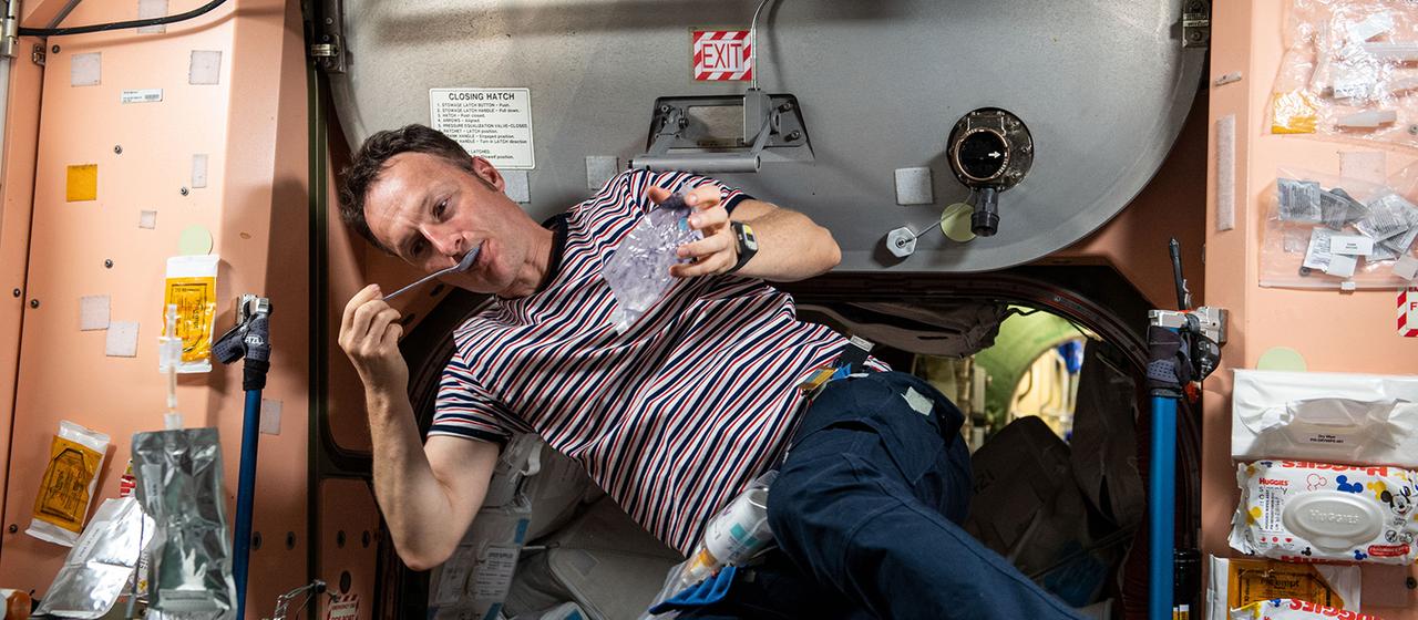 Matthias Maurer an Bord der Internationalen Raumstation