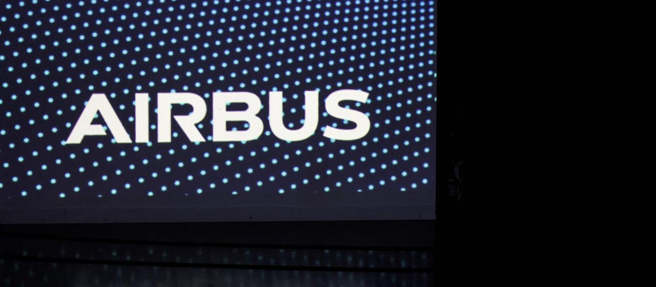 Logo des Flugzeugherstellers Airbus