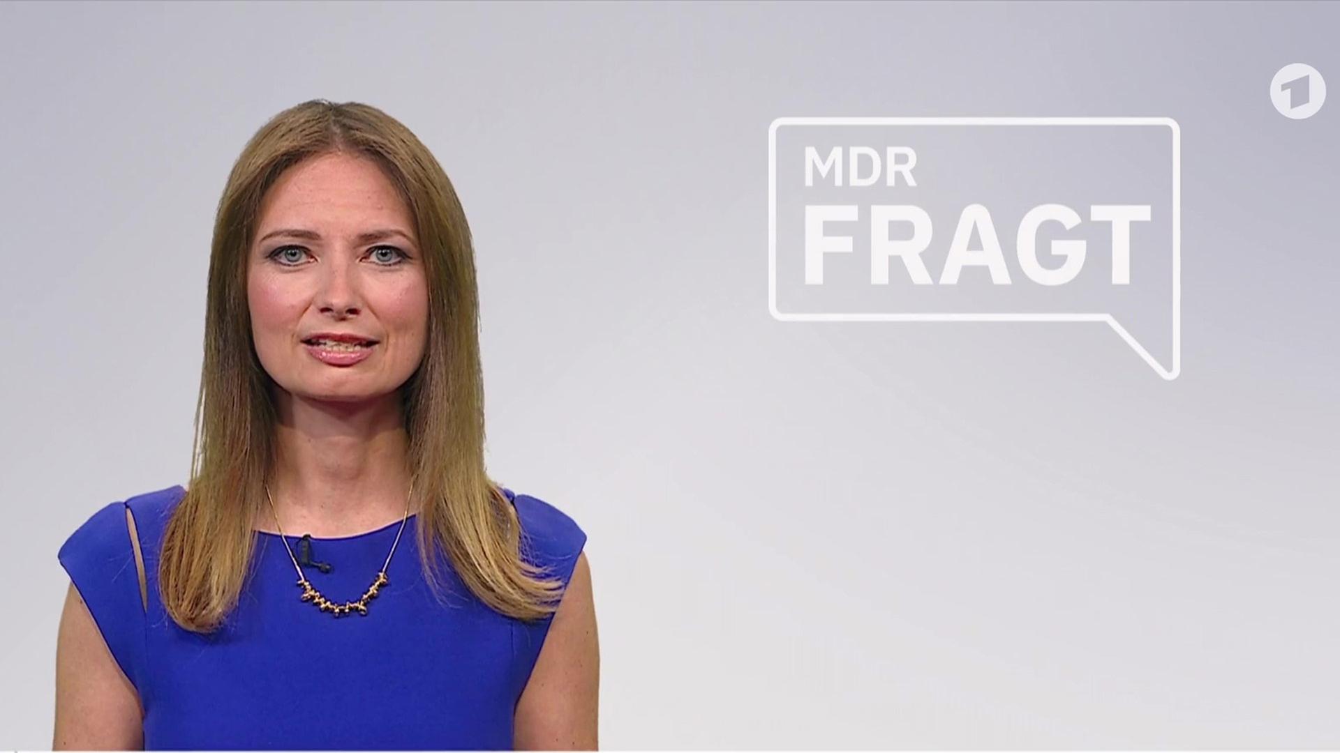 Claudia Reiser, MDR, mit einer Umfrage zum Hitzeschutz in Deutschland