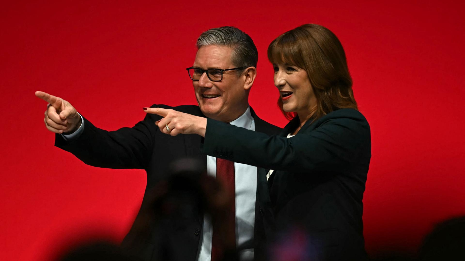 Keir Starmer und Rachel Reeves auf dem Labour-Parteitag im September 2025. | AFP