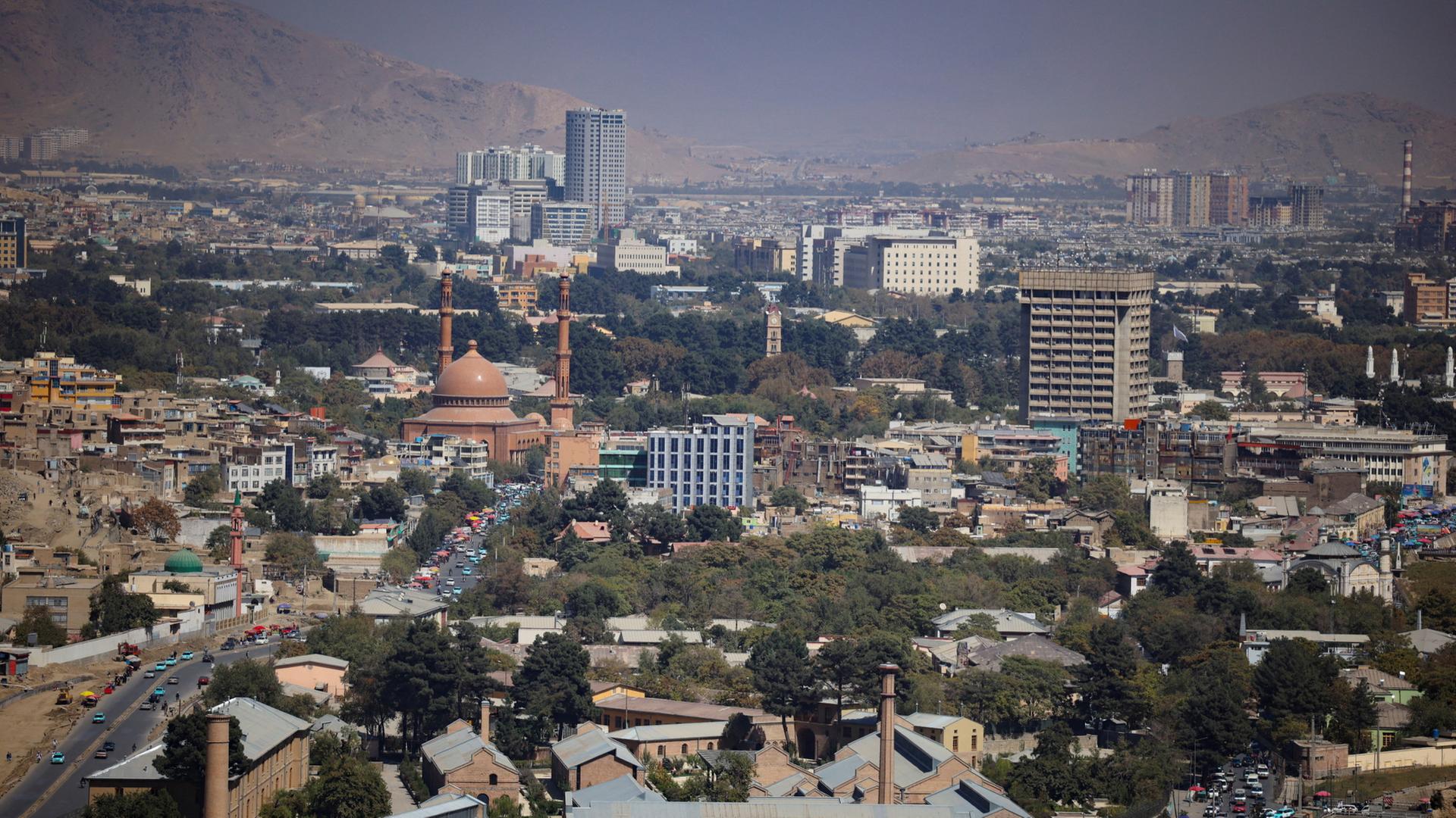 Blick auf die afghanische Hauptstadt Kabul. | REUTERS
